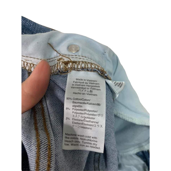 J.CREW Billie Demi-Boot Crop Jeans Raw Hem Size 34 #K8452 - Picture 6 of 6